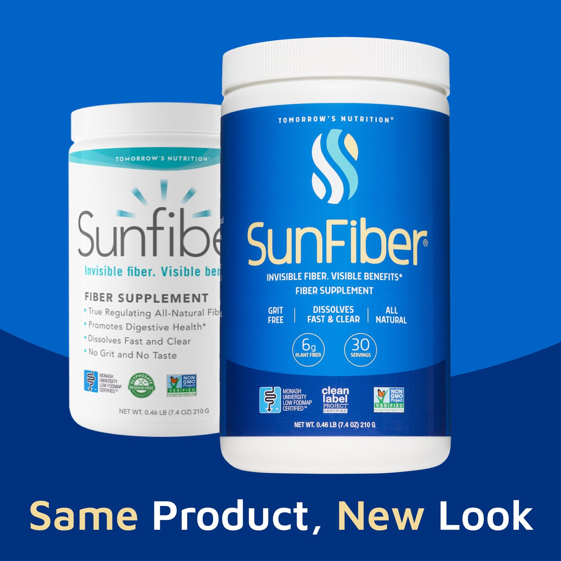 Tomorrow's Nutrition, Sunfiber, Prebiotic Fiber Supplement for Digestive Health, Low FODMAP, Gluten-Free, Unflavored, 30 Servings - Maple Wellness Supplements