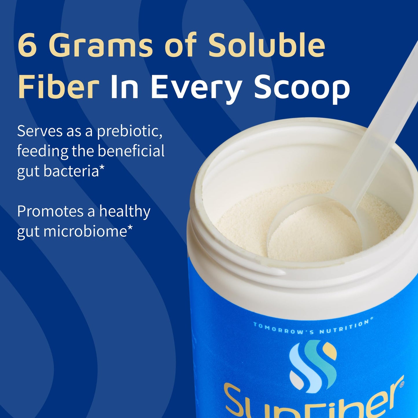 Tomorrow's Nutrition, Sunfiber, Prebiotic Fiber Supplement for Digestive Health, Low FODMAP, Gluten-Free, Unflavored, 30 Servings - Maple Wellness Supplements