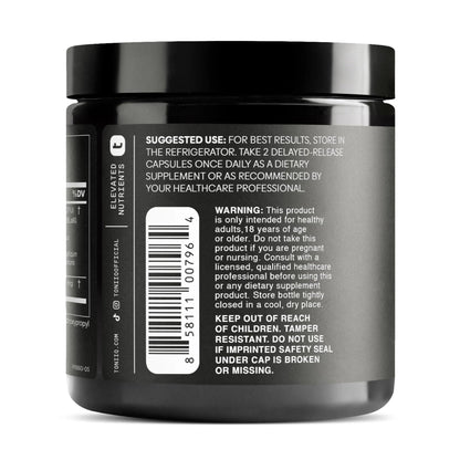 Toniiq 200 Billion CFU Probiotic Supplement 30 Verified Third-Party Tested Strains - Fully Shelf-Stable Probiotics Formula with Prebiotic Blend - Extended Release Capsules - Maple Wellness Supplements