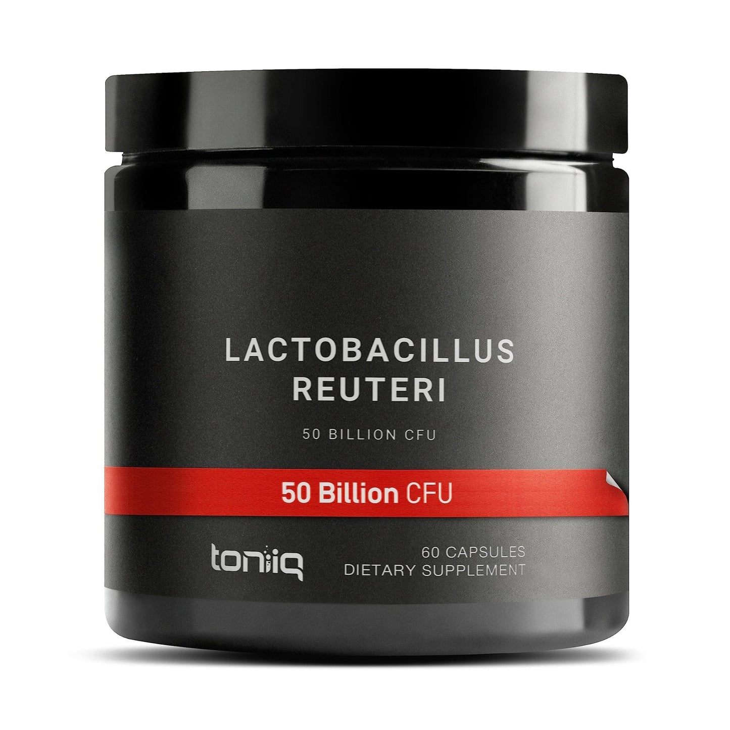 Toniiq 50 Billion CFU Lactobacillus Reuteri Probiotic 50mg per Serving - L Reuteri Probiotics - Highest CFU Count Lactobacillus Reuteri Probiotic - 60 Vegetarian Capsules - 60 Servings - Maple Wellness Supplements