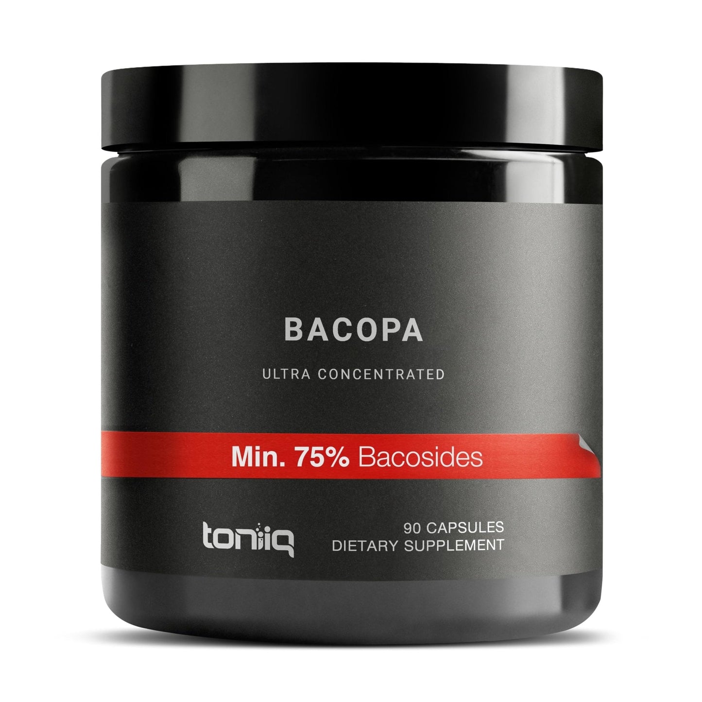 Toniiq Bacopa - Ultra High Potency 45:1 Extract with 75% Bacosides - Highly Concentrated - Third-Party Lab Tested - 90 Capsules - Maple Wellness Supplements