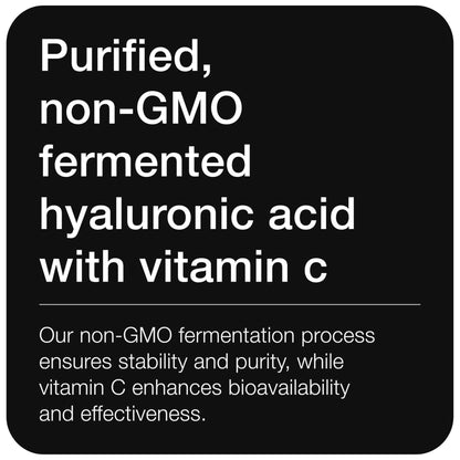 Toniiq Hyaluronic Acid Supplements – Lab Tested 95% Ultra High Purity – Fermented and Bioavailable with Vitamin C – Third Party Lab Tested – 180 Capsules - Maple Wellness Supplements