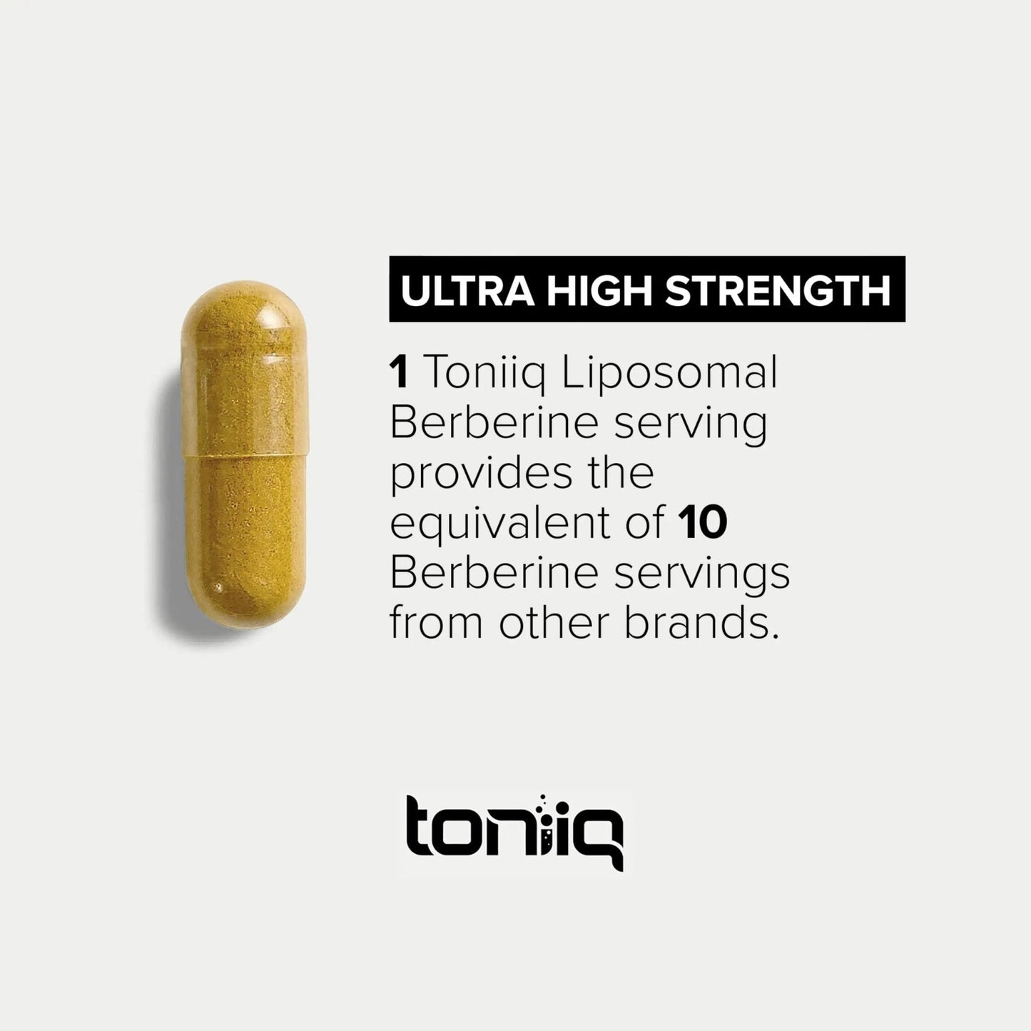 Toniiq Liposomal Berberine – High-Strength 1,500mg Complex with LipoAvail® Liposomal Berberine Supplement with Cinnamon, Milk Thistle & Chromium – Third-Party Tested – 90 Capsules - Maple Wellness Supplements