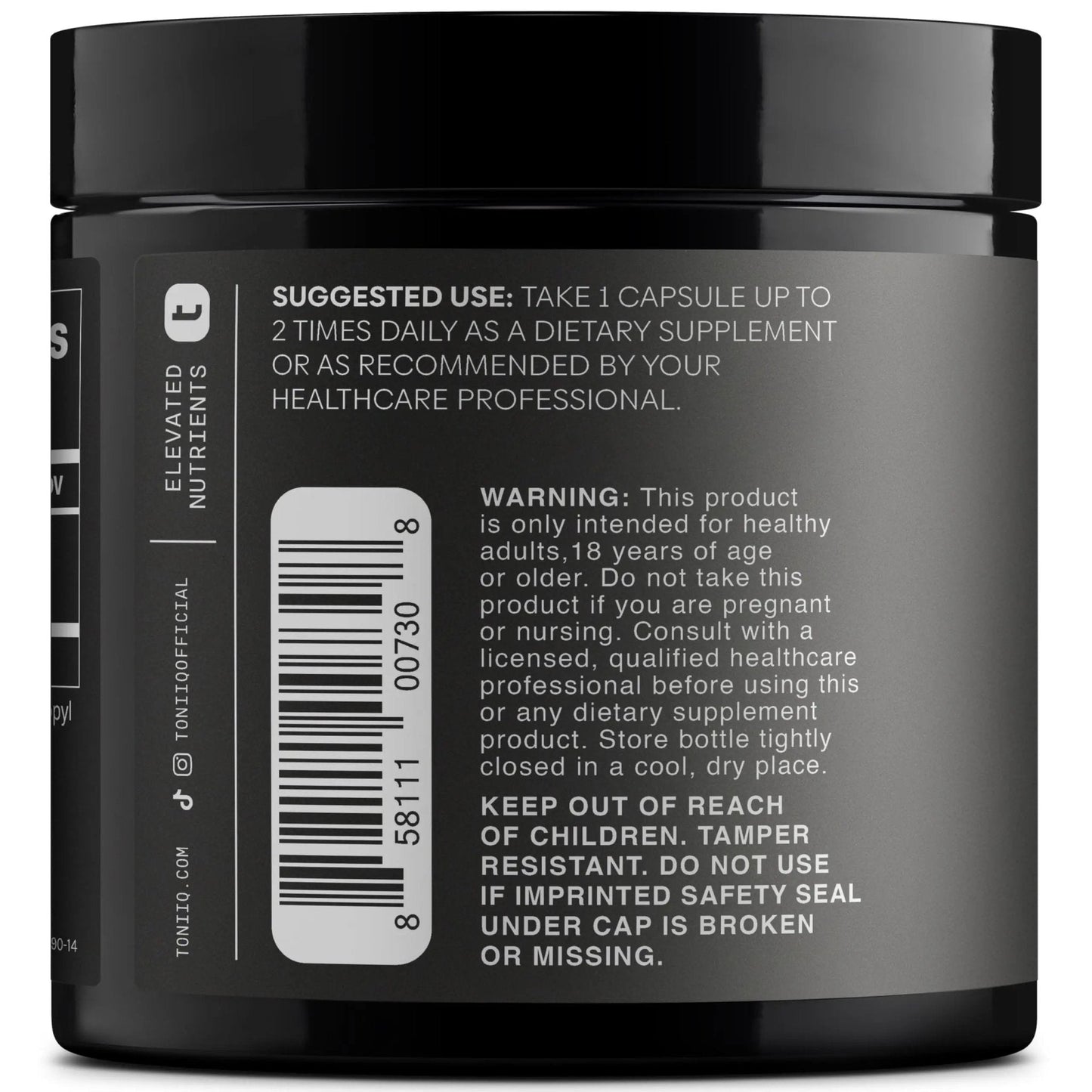 Toniiq Maca Root - Ultra High Potency 20:1 Extract - Black, Red and Yellow Maca Complex - Single Origin, Wildcrafted & Highly Concentrated - Third-Party Lab Tested - 90 Capsules - Maple Wellness Supplements