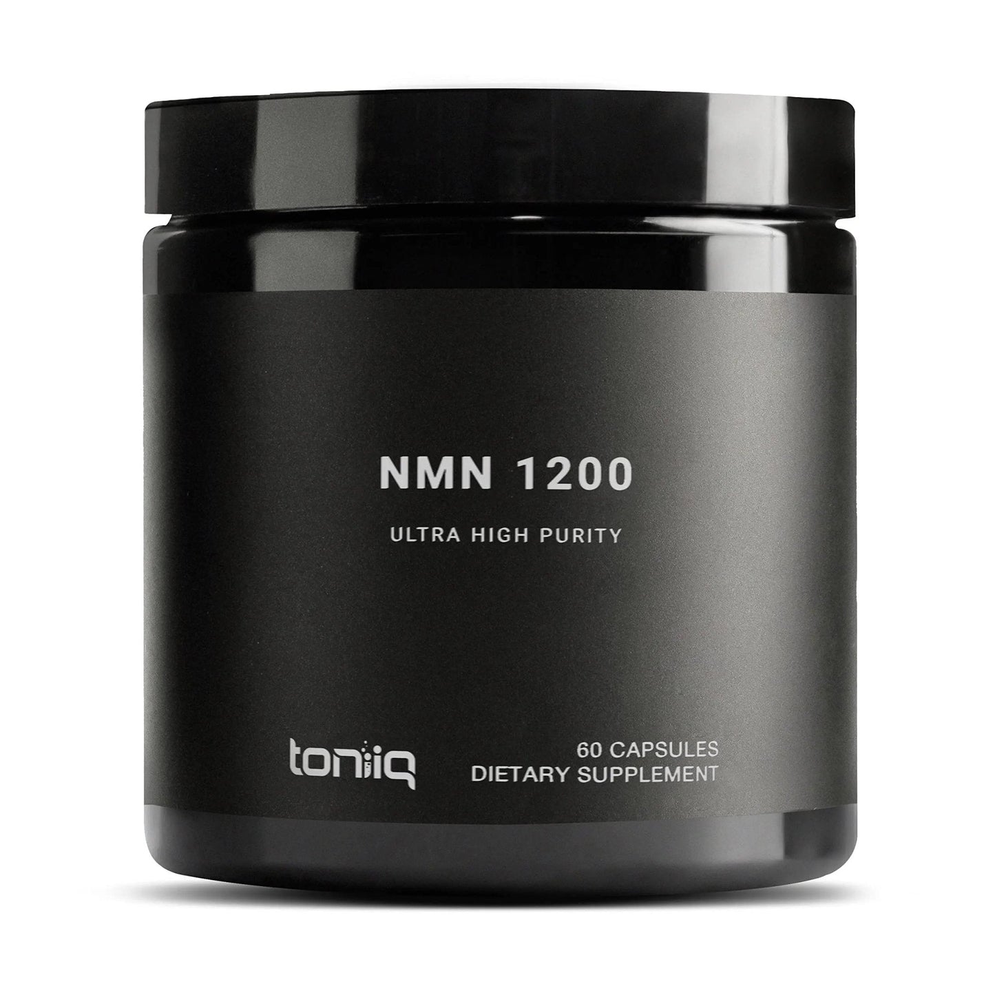 Toniiq NMN Supplement 1200mg - Third Party Tested Stabilized Capsules - 98% Highly Purified for NAD + - 60 Capsules Nicotinamide Mononucleotide Booster Supplement - Maple Wellness Supplements