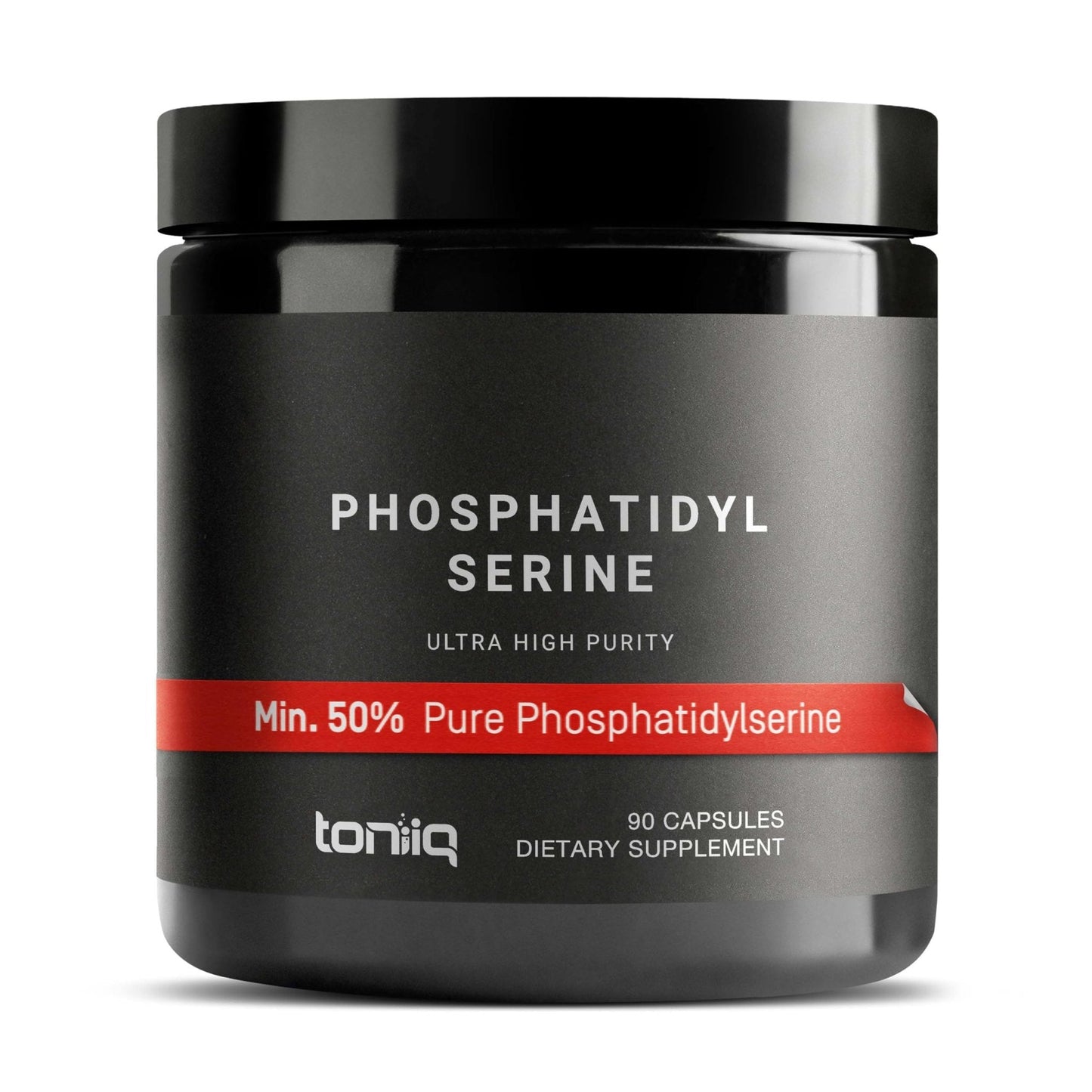 Toniiq Phosphatidylserine - 400mg Formula - World’s First 50% Purity - Highest Purity in the US - Soy Free Phosphatidylserine Supplement - Maple Wellness Supplements