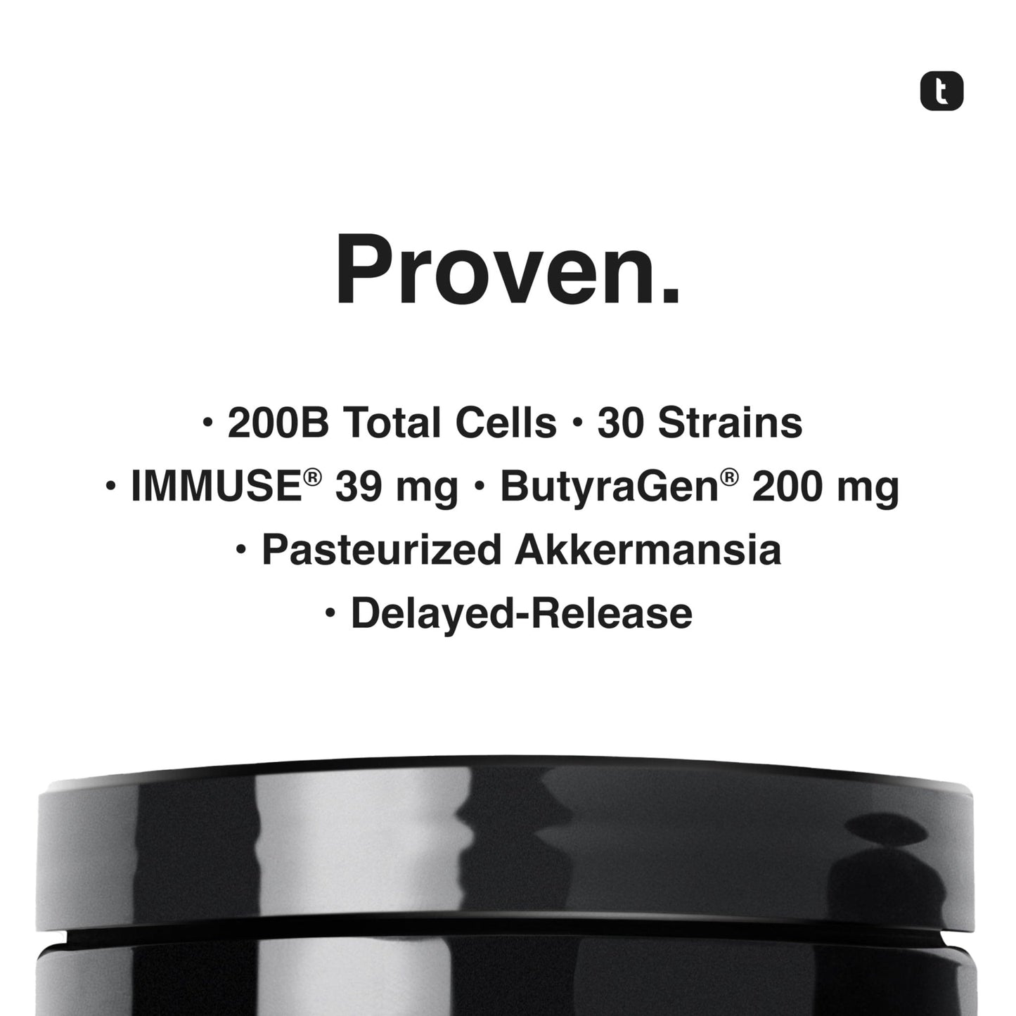 Toniiq Prebiotics and Probiotics – 200B CFU Synbiotic with Postbiotics IMMUSE® & ButyraGen® – 30 Strains for Gut & Digestive Health – Shelf-Stable - Maple Wellness Supplements