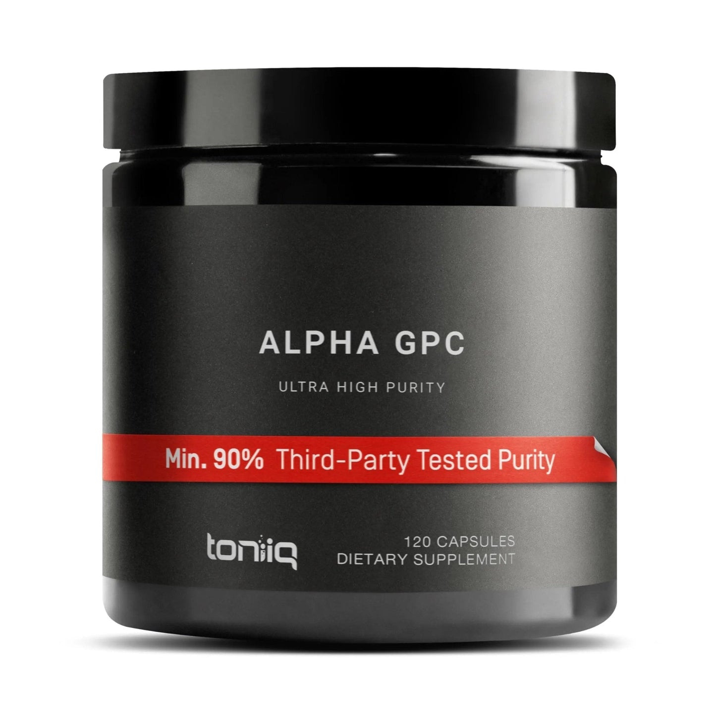 Toniiq Ultra High Purity Alpha GPC Capsules - 600mg Concentrated Formula - 90%+ Highly Purified and Bioavailable Nootropic - 120 Capsules Alpha GPC Supplement - Maple Wellness Supplements