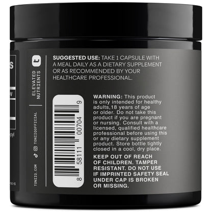 Toniiq Ultra High Strength 5HTP Capsules - 99%+ Highly Purified and Bioavailable - 12:1 Concentrated Extract - 200mg - 90 Veggie Capsules - Maple Wellness Supplements