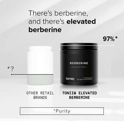 Toniiq Ultra High Strength Berberine HCl 500mg from The Himalayas - Berberine Suppleme - Maple Wellness Supplements