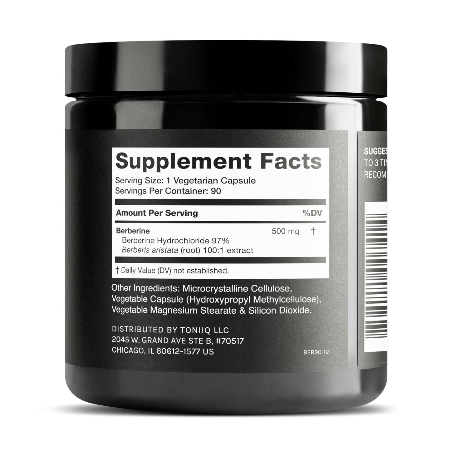 Toniiq Ultra High Strength HCl from The Himalayas - 100:1 Concentrated Extract - Lab-Tested 97% - 90 Vegetarian Capsules - Maple Wellness Supplements