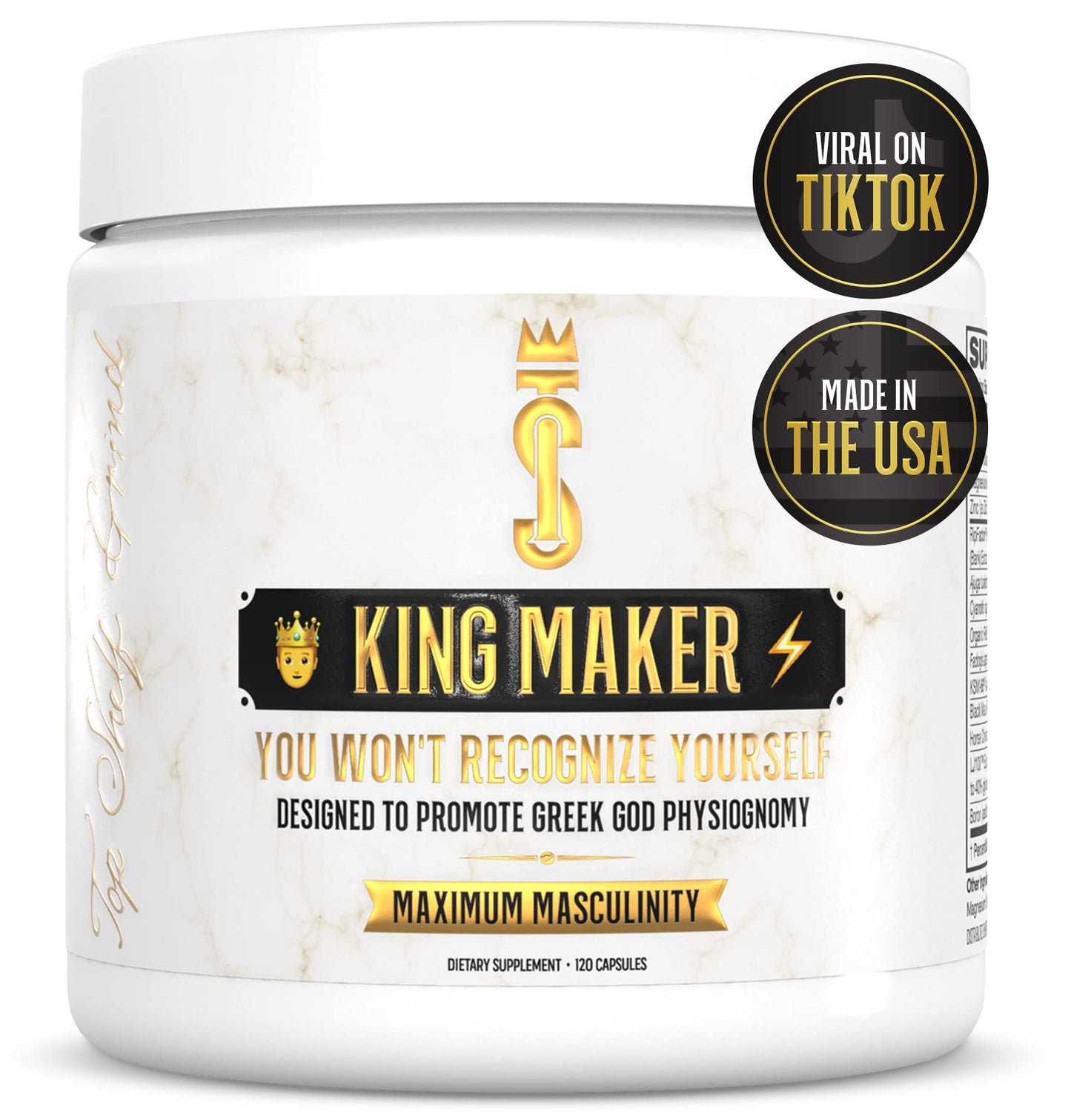 Top Shelf Grind King Maker, 13-in-1 Anabolic Supplement for Men to Increase Stamina - Maple Wellness Supplements