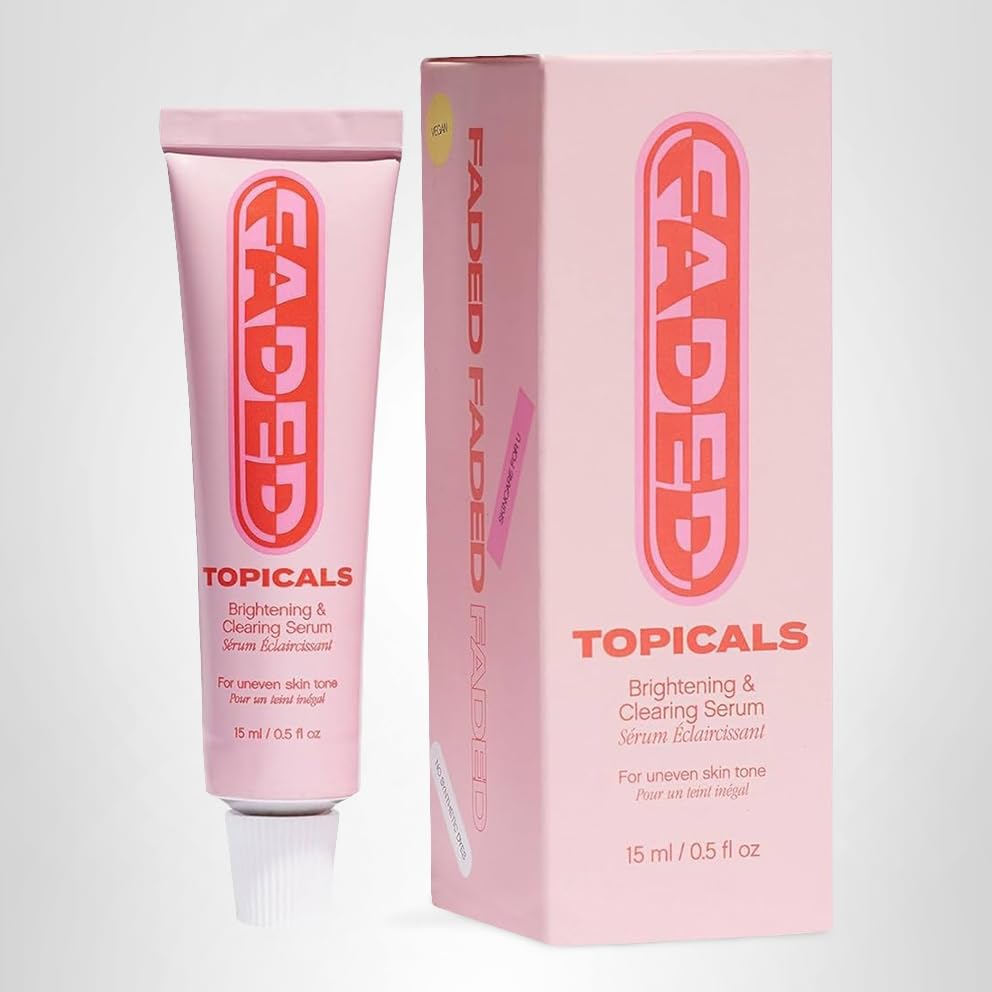 Topicals Faded Brightening and Clearing Serum | Reduces Discoloration, Post-Blemish Marks, Scars and Spots - Maple Wellness Supplements