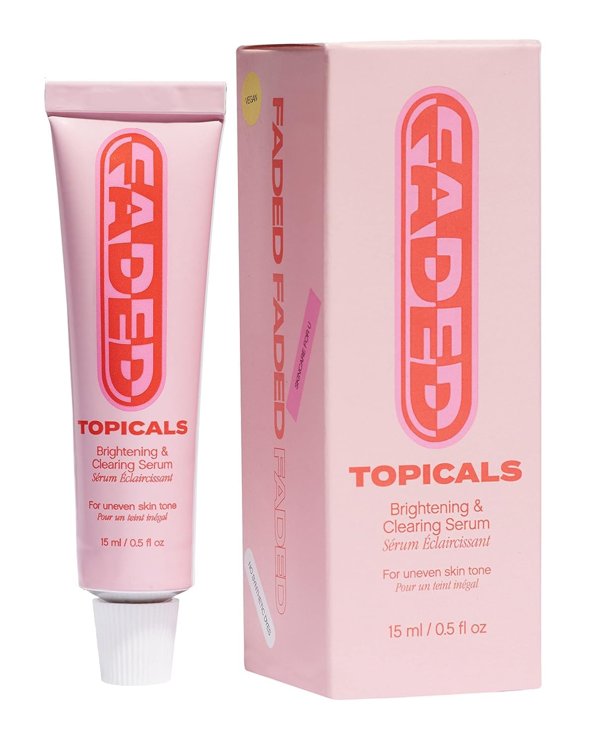 Topicals Faded Brightening and Clearing Serum | Reduces Discoloration, Post-Blemish Marks, Scars and Spots - Maple Wellness Supplements