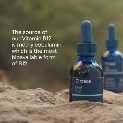 Trace Minerals Ionic B12 - Liquid Multivitamin for Hormone Balance & Healthy Nerve Function - Supports Metabolic Health - Enzyme Production - Natural Wellness Formula - 2 fl oz (59 Servings) - Maple Wellness Supplements