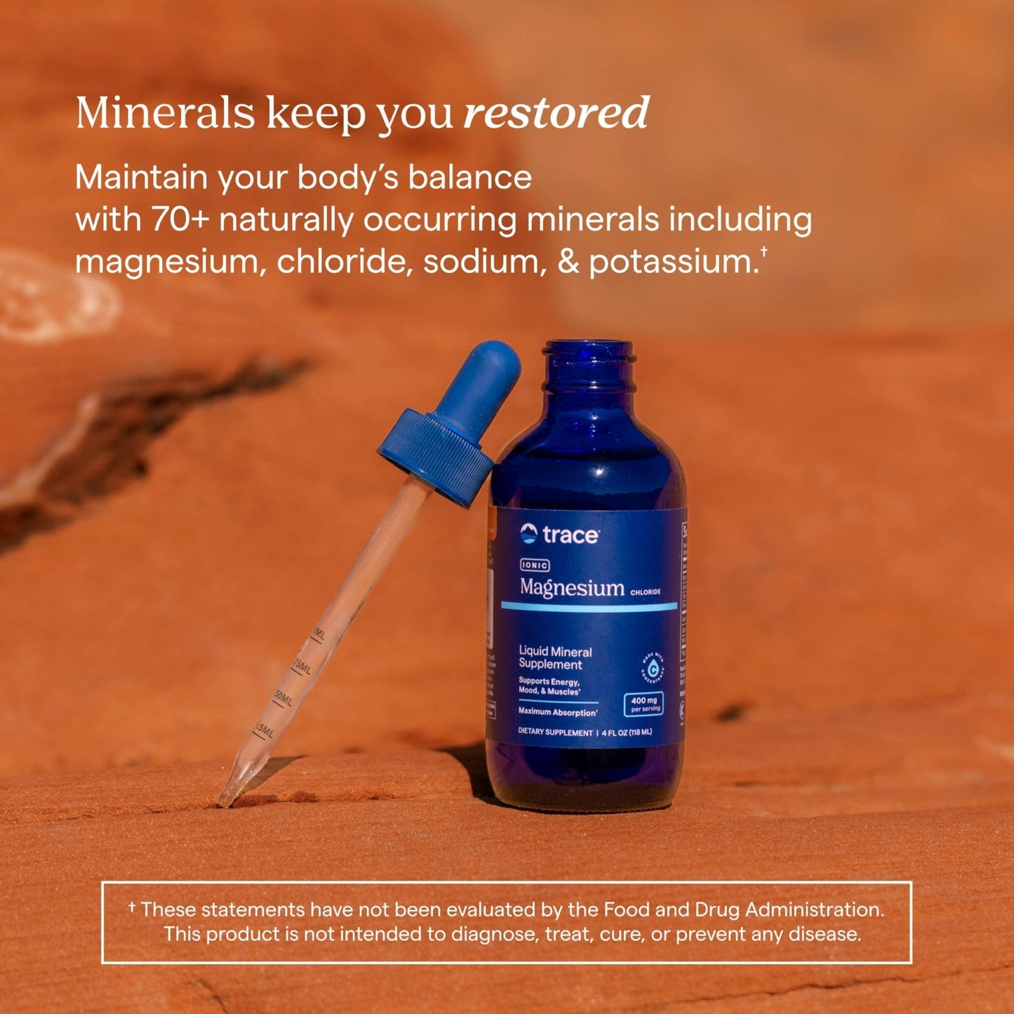 Trace Minerals Ionic Magnesium - Liquid Ionic Magnesium to Support Immune, Brain & Heart Health - Supplement to Aid Energy & Vitality - Maple Wellness Supplements