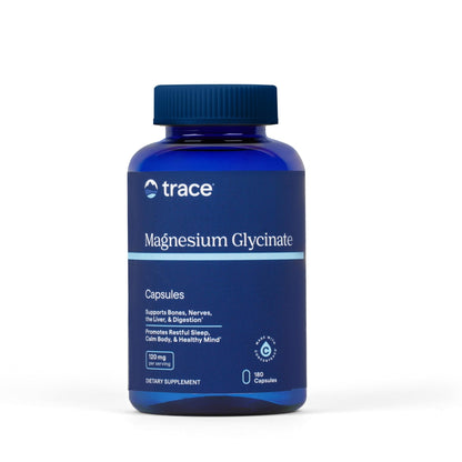 Trace Minerals Magnesium Glycinate - Gentle Magnesium Glycinate Supplement for Healthy Sleep & Relaxation Support - Healthy Mind & Energy - Maple Wellness Supplements