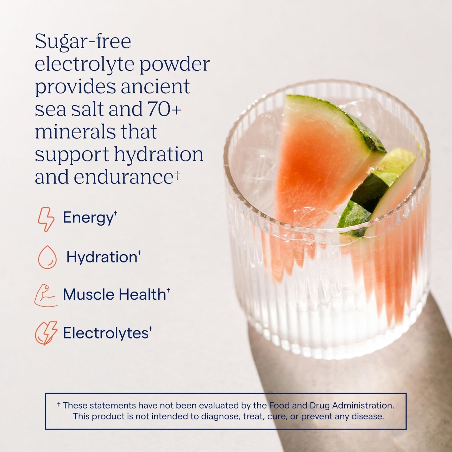 Trace Minerals ZeroLyte Salty Watermelon Flavor - Sugar Free Electrolyte Drink Mix - Supports Hydration, Energy, Stamina - Ancient Sea Salt, - Maple Wellness Supplements