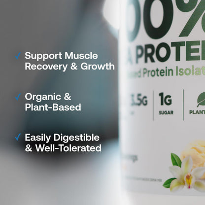 Transparent Labs 100% Pea Protein Powder - 28g Organic Plant Protein per Serving, Clean Pea Isolate Powder, USDA Organic, Vegan, Gluten-Free, Sugar-Free, Non-GMO - 30 Servings, Chocolate - Maple Wellness Supplements