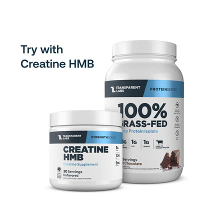 Transparent Labs Grass-Fed Whey Protein Isolate - Natural Flavor, Gluten Free Whey Protein Powder w/ 28g of Protein per Serving - Maple Wellness Supplements