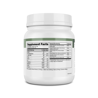 Transparent Labs Prebiotic Greens - Superfood Powder & Antioxidants Supplement with Organic Spirulina, Chloerra, Acacia, & Green Banana Powder - 30 Servings, Unflavored - Maple Wellness Supplements