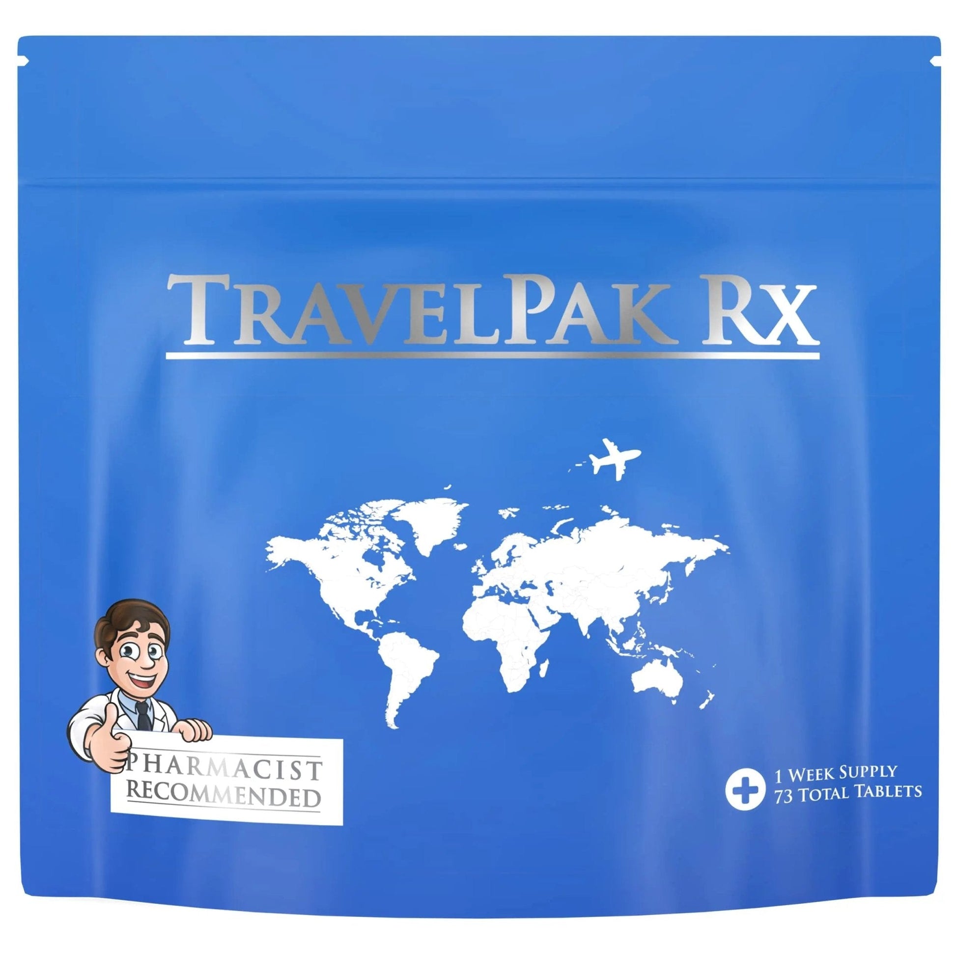 TravelPakRx Travel Essentials Medicine Kit - TSA-Approved Over-The-Counter Individual Medicine Packets, for Travel, Cruises, Camping, Created by Pharmacist - Maple Wellness Supplements