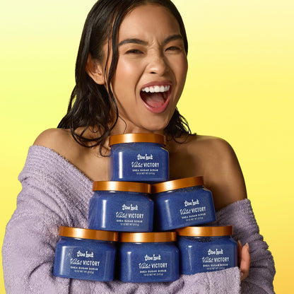 Tree Hut Violet Victory Shea Sugar Scrub, Exfoliating, Hydrating & Moisturizing Body Scrub with Shea Butter & Natural Oils, Smooth & Soften Skin, Polishing Exfoliant for Radiant Skin, 18 oz - Maple Wellness Supplements