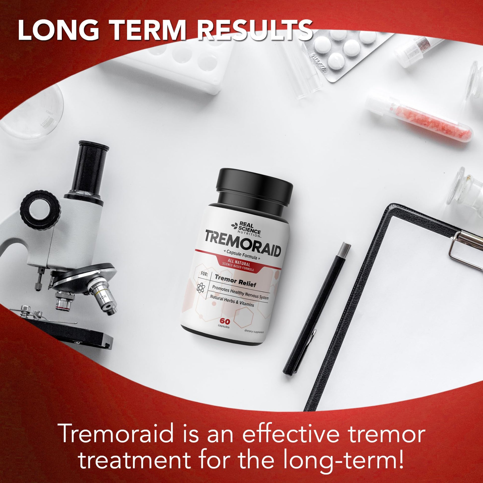 Tremoraid Essential Tremor Relief Supplements (60 Caps)* (3 Bottles) - Maple Wellness Supplements