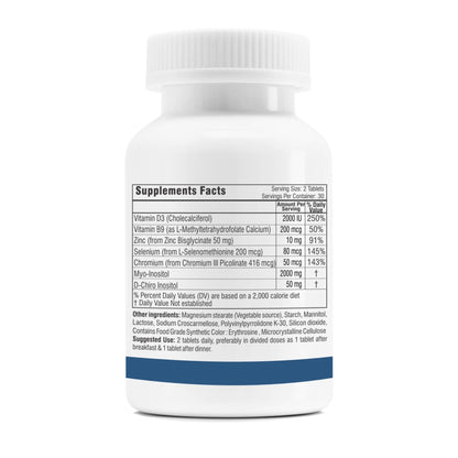 Trexgenics SYNERGISTIC & ADVANCED PCOS Support Myo-Inositol 1000 mg, D-Chiro - Maple Wellness Supplements