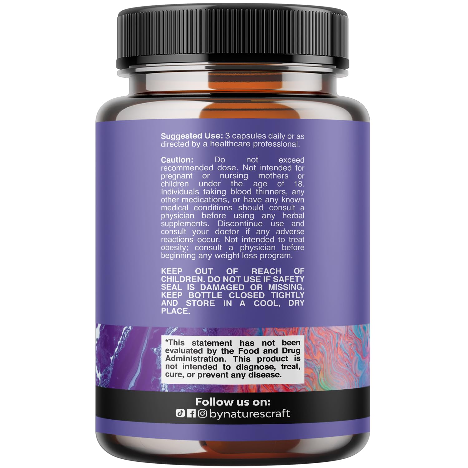 Triple Magnesium Complex Supplement - High Absorption Magnesium Glycinate, Malate & Taurate Blend for Muscles, Energy Support & Heart Health - Triple Mg Complex 400 mg Capsules - 120 Count - Maple Wellness Supplements