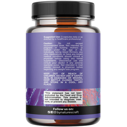 Triple Magnesium Complex Supplement - High Absorption Magnesium Glycinate, Malate & Taurate Blend for Muscles, Energy Support & Heart Health - Triple Mg Complex 400 mg Capsules - 120 Count - Maple Wellness Supplements