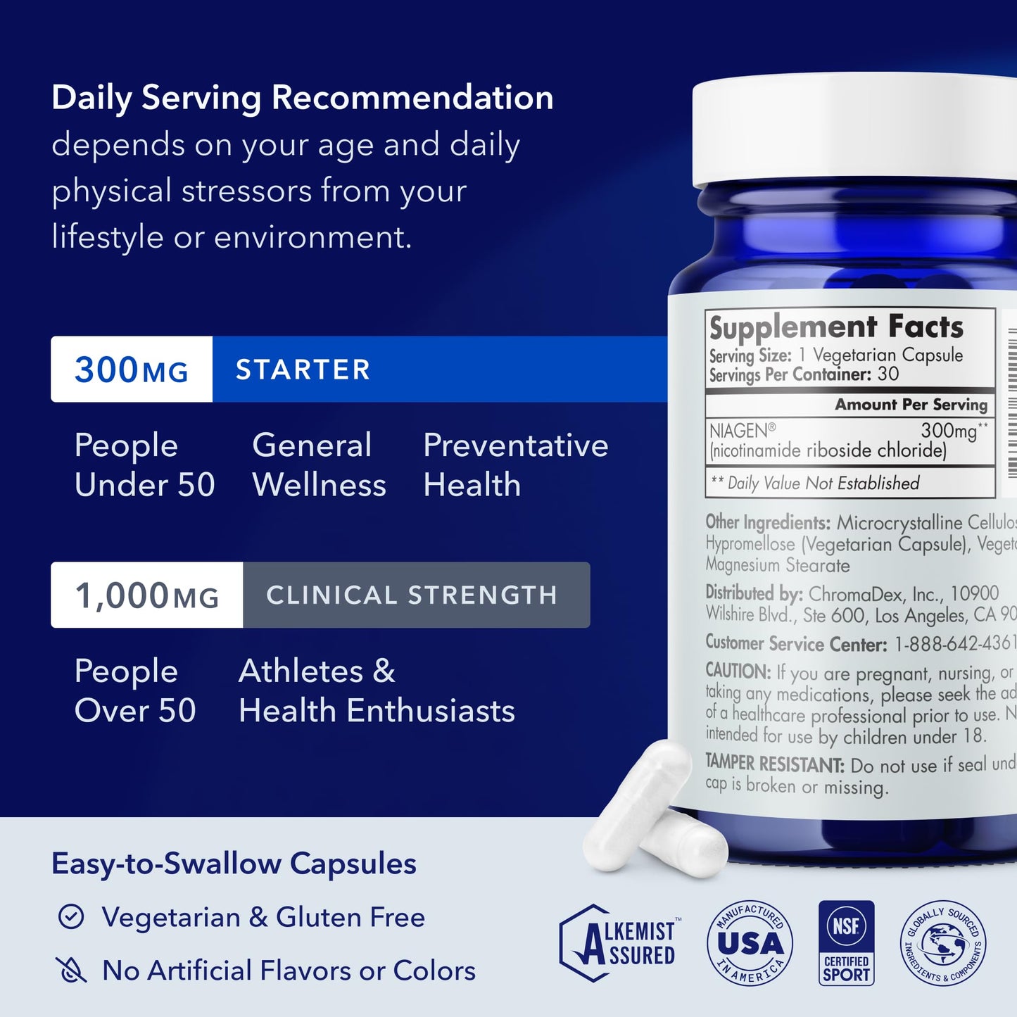 TRU NIAGEN 300mg + Beauty Bundle. A Comprehensive Bundle for Daily NAD+ Support with targeted Beauty Actives for Healthy Skin, Hair, and Nails at The Cellular Level. - Maple Wellness Supplements