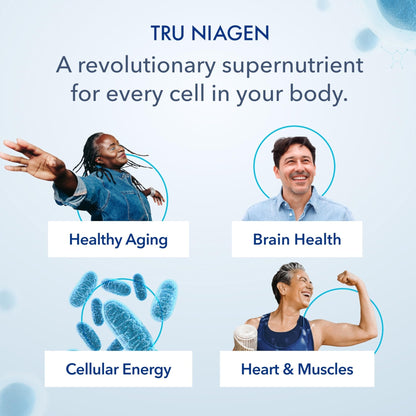 TRU NIAGEN BEAUTY NAD+ for Hair, Skin & Nails | Contains Niagen®, Astaxanthin, Hyaluronic Acid, Biotin | Supports Skin Elasticity & Moisture Retention | Daily Supplements for Men & Women | 30 Servings - Maple Wellness Supplements