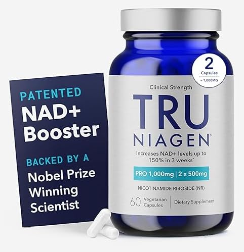 TRU NIAGEN PRO NAD Supplement for Brain Function, Anti Aging, Cell Regeneration | Patented Niagen | Supports Cellular Energy | Nicotinamide Riboside (NR) - Maple Wellness Supplements