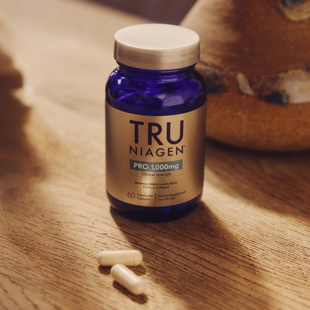 TRU NIAGEN PRO NAD Supplement for Brain Function, Anti Aging, Cell Regeneration | Patented Niagen | Supports Cellular Energy | Nicotinamide Riboside (NR) - Maple Wellness Supplements