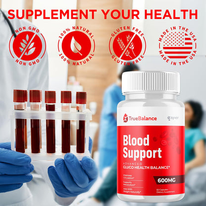 True Balance Capsules, Official TrueBalance Glycogen Support Pills with All Natural Ingredients, Advanced Formula Glyco Support Supplement with Maximum Strength Vitamins for Women & Men (60 Capsules) - Maple Wellness Supplements