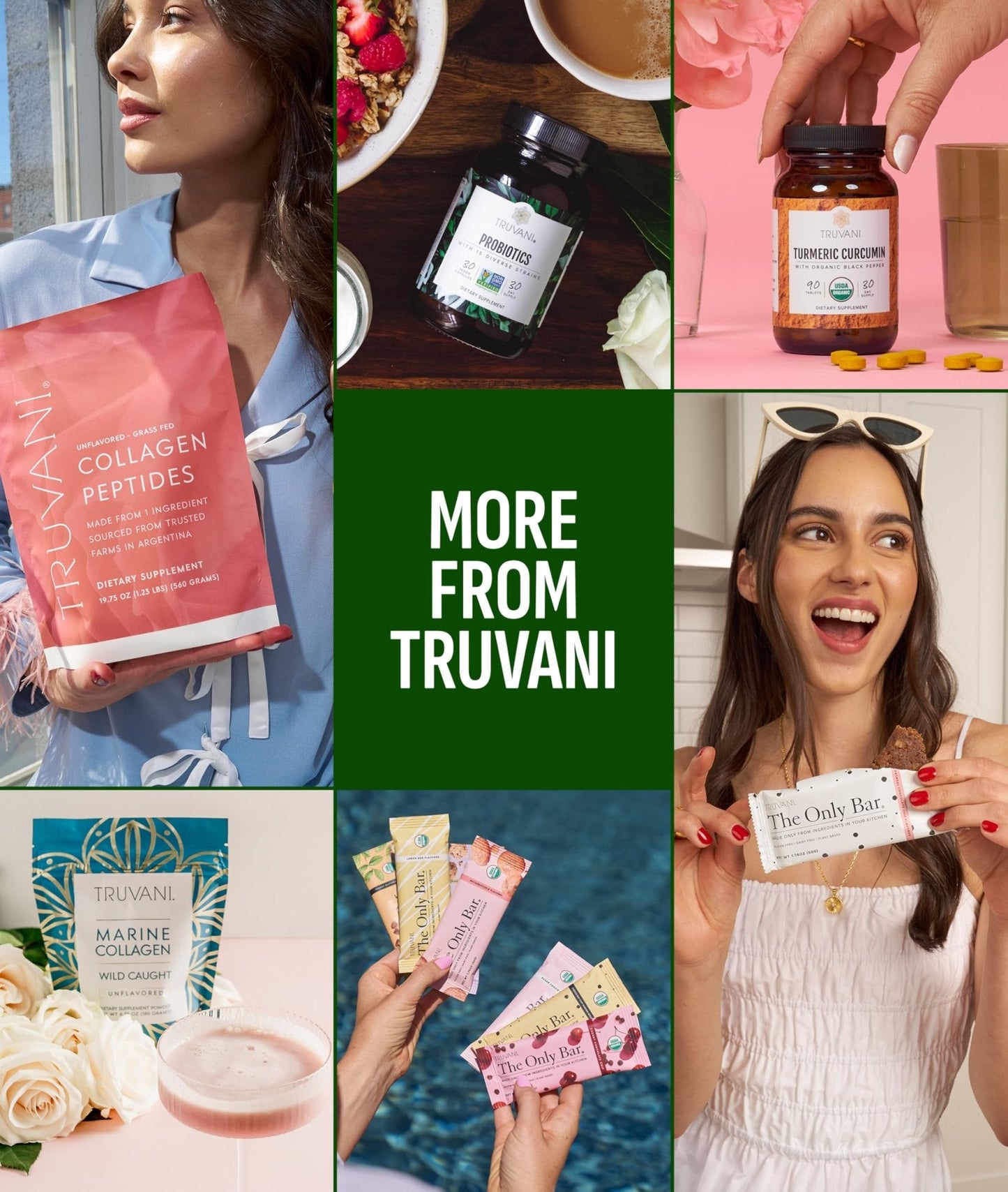 Truvani Protein + Greens Supplement | Spinach, Kale & Broccoli | 10g Organic Plant Based Protein | 20 Servings | USDA Organic | Gluten & Dairy Free - Maple Wellness Supplements