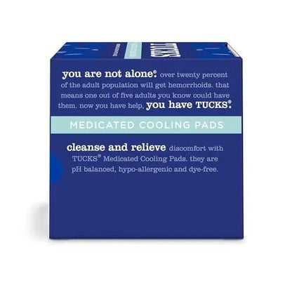 TUCKS Medicated Cooling Pads, 100 Count – Hemorrhoid Pads with Witch Hazel, Cleanses Sensitive Areas, Protects from Irritation, Hemorrhoid Treatment, Medicated Pads Used by Hospitals - Maple Wellness Supplements