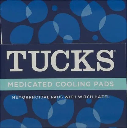 TUCKS Medicated Cooling Pads, 100 Count – Hemorrhoid Pads with Witch Hazel, Cleanses Sensitive Areas, Protects from Irritation, Hemorrhoid Treatment, Medicated Pads Used by Hospitals - Maple Wellness Supplements