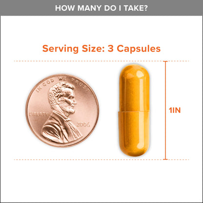 Turmeric Curcumin Capsules, Qunol with Ultra High Absorption 1500mg, Joint Support, Dietary Supplement, Extra Strength, 90 Vegetarian Capsules - Maple Wellness Supplements