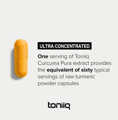 Turmeric Curcumin - Ultra High Potency 60:1 Extract with 97% Curcuminoids - 1200mg Per Serving - Black Pepper & MCT Oil for Enhanced Absorption - Third-Party Lab Tested - 120 Capsules - Maple Wellness Supplements