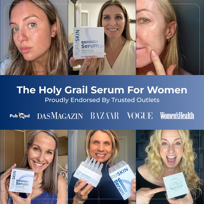 TURMSKIN® Hyaluronic Acid Serum Ampoules [ULTRA HYDRATING VIALS] - 3% Hyaluron Booster for Glass Skin & Anti Aging - 24 Hours Hydration - Maple Wellness Supplements