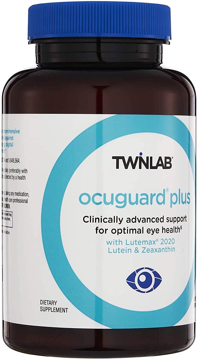 Twinlab Ocuguard Plus - Eye Supplement with Zinc, Vitamin A, C & D - 60 Veggie Capsules - Maple Wellness Supplements