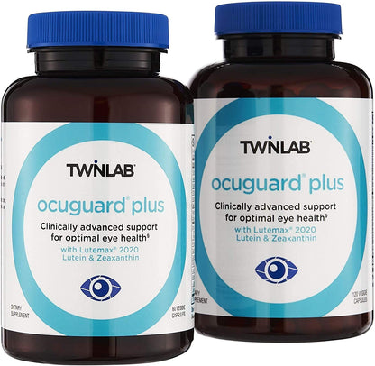 Twinlab Ocuguard Plus - Eye Supplement with Zinc, Vitamin A, C & D - 60 Veggie Capsules - Maple Wellness Supplements