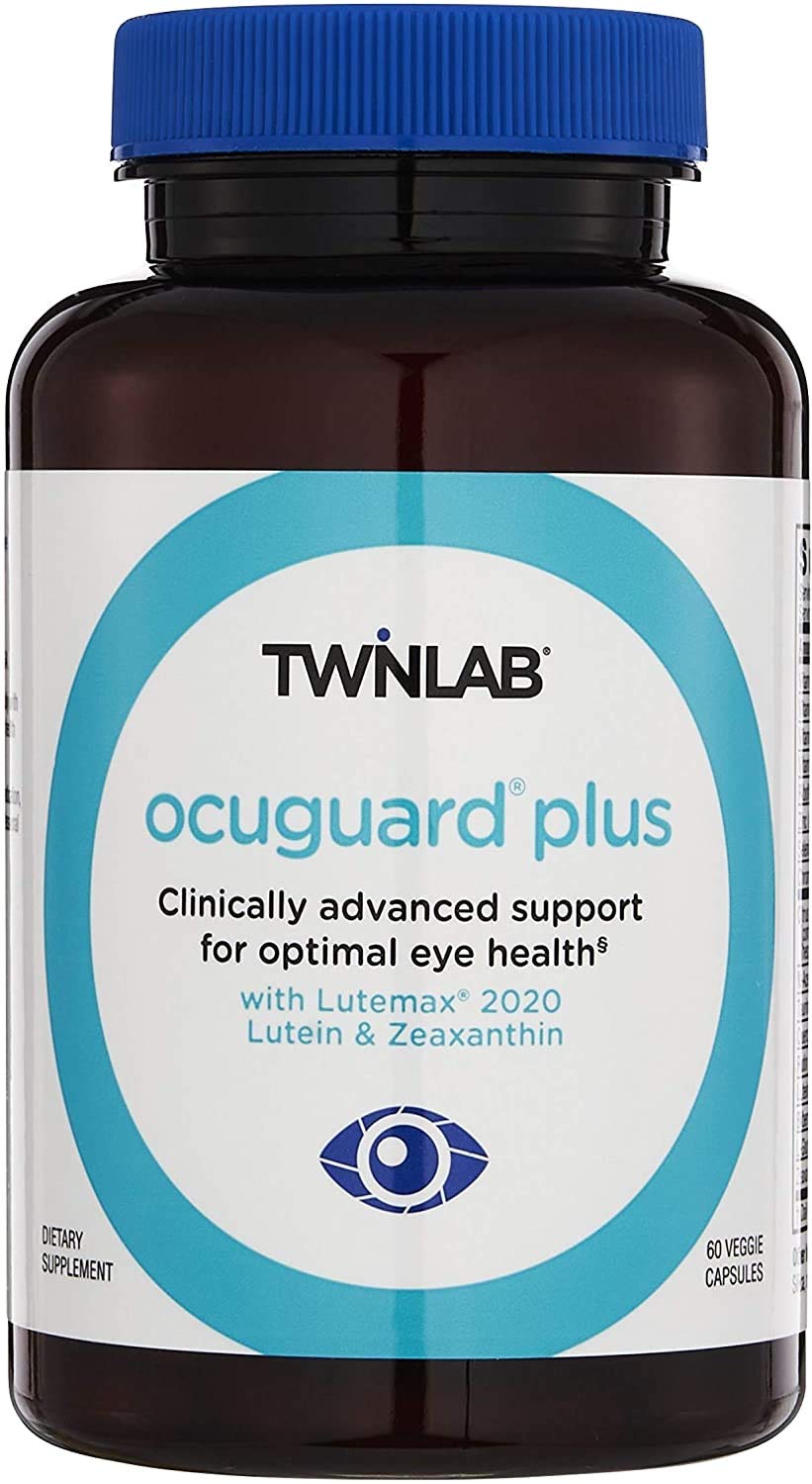 Twinlab Ocuguard Plus - Eye Supplement with Zinc, Vitamin A, C & D - 60 Veggie Capsules - Maple Wellness Supplements