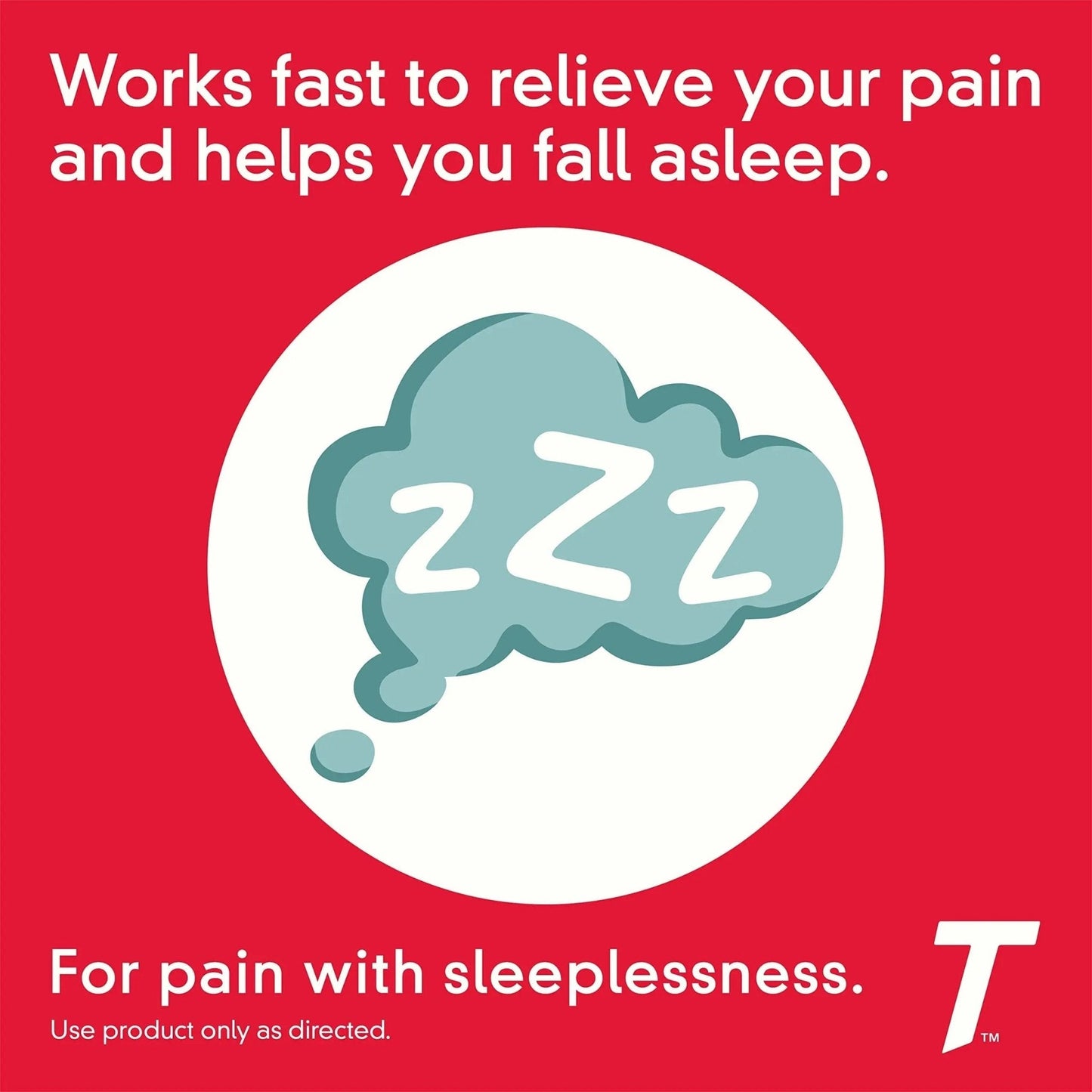 Tylenol PM Extra Strength Nighttime Pain Reliever & Sleep Aid Caplets, Fast, Strong Pain Relief, 500 mg Acetaminophen & 25 mg Diphenhydramine HCl, Non-Habit Forming Medicine for Aches & Cramps, 100 Ct - Maple Wellness Supplements