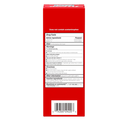 Tylenol Precise Cream, Cooling Sensation Pain Relief, Roll‑On, Lidocaine 4%, Menthol 1%, Targeted Maximum OTC Strength Combination for Back, Muscle and Joint, Numbing Cream Rollerball Applicator, 4 oz - Maple Wellness Supplements