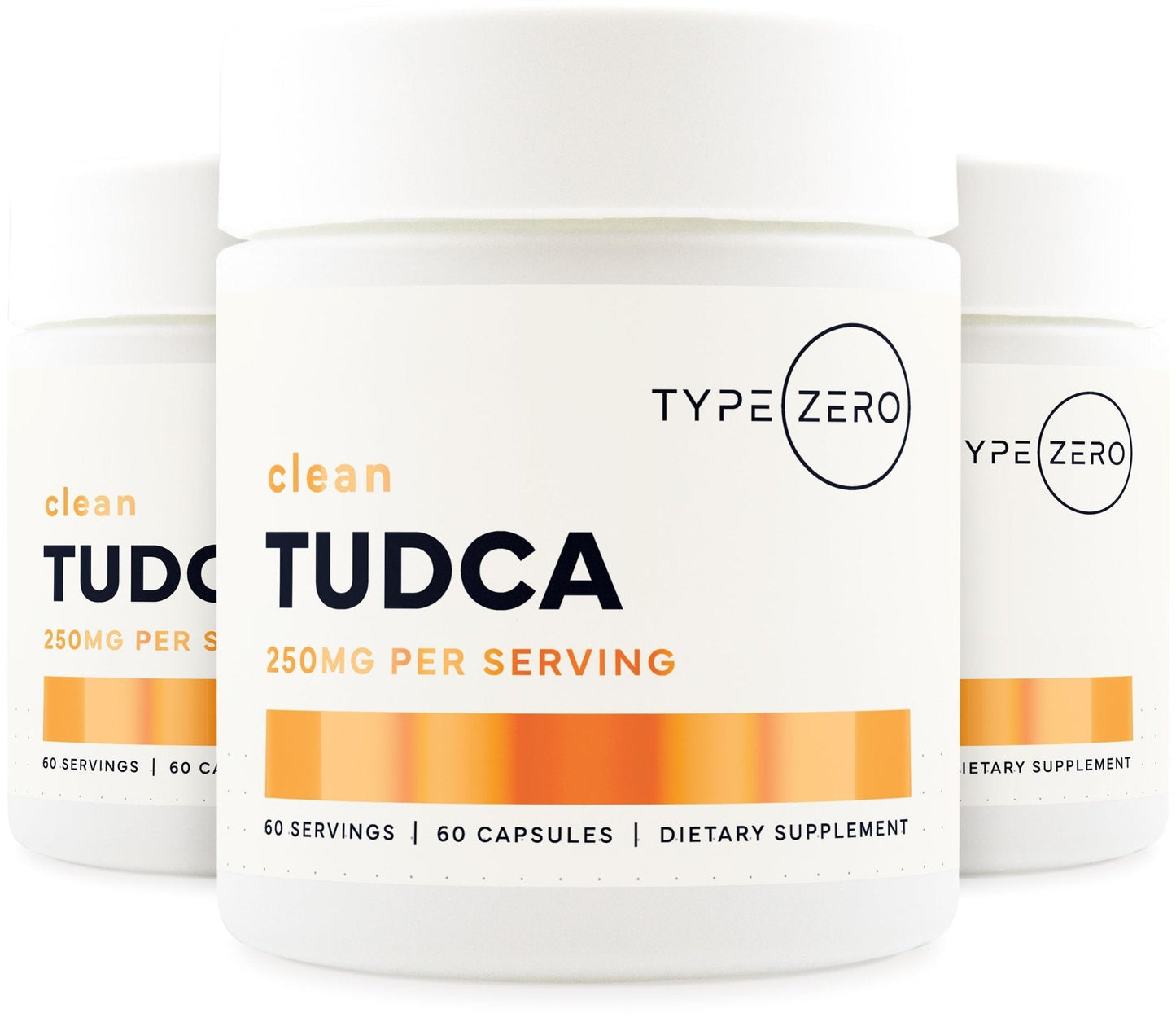 Type Zero Clean TUDCA Capsules 250mg - Pure Tauroursodeoxycholic Acid Supplement - Bile Salt Derivative - 60 Capsules, 60 Servings - Maple Wellness Supplements