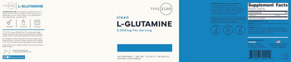 Type Zero L-Glutamine Powder (500G) 3-Month Supply Pure L-Glutamine Supplement - Vegan, Gluten Free, No Fillers - Maple Wellness Supplements