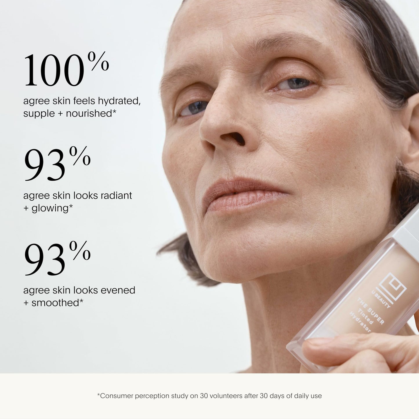 U Beauty The Super Tinted Hydrator Hyaluronic Acid Moisturizing Cream - Mega-Dose Skin Hydrator for Supple, Smooth, and Softer-Looking Skin For Up To 48 Hours - Shade 4-1.0 oz - Maple Wellness Supplements